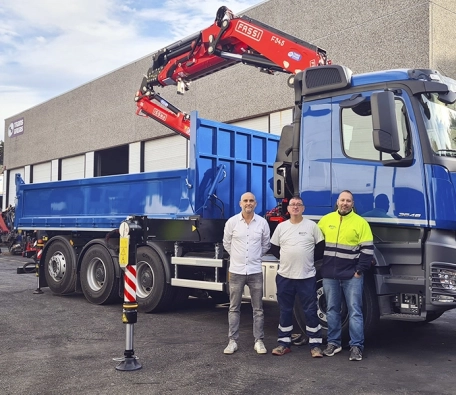 Fassi F345RB.2.26 Crane delivery