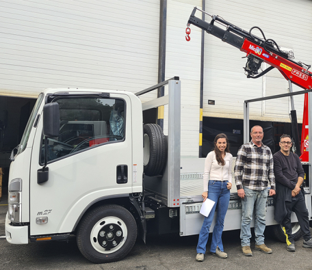 Fassi M30 crane delivery