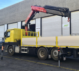 Fassi F310XP used crane delivery + tailor-made body