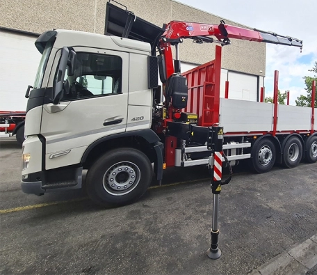 Fassi F185A.2 knuckle boom crane