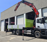 Fassi F345RB knuckle boom crane delivery
