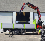 Fassi F345RB knuckle boom crane delivery