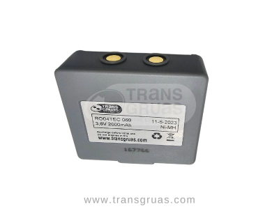 Hetronic compatible battery for crane radio control