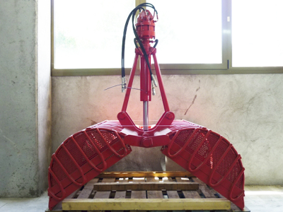 500 kg. farming clamshell bucket with rotator - A‐070563