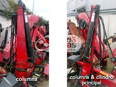 Column and cylinder for used Fassi F95A.23 crane