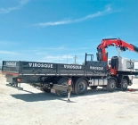 Fassi knuckle boom cranes delivery to Grúas Virosque