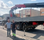 Entrega grúa Fassi F485RA