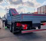 Fassi F485RA knuckle boom crane delivery