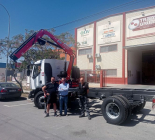 Fassi F85B knuckle boom crane