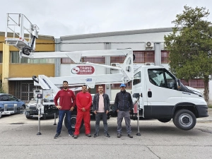 Entrega plataforma aérea Multitel Pagliero HX200