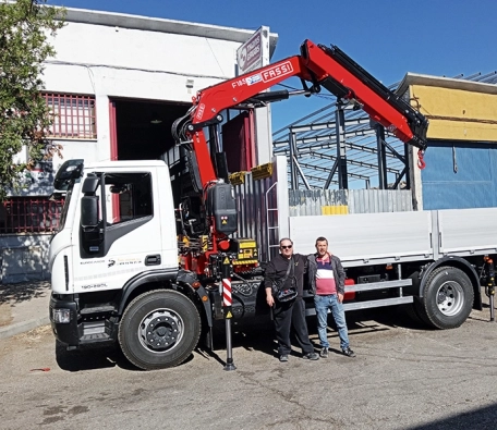 Fassi F185A.2.26 crane delivery