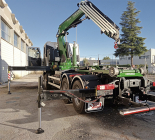 Fassi F345RB.2.28 knuckle boom crane delivery