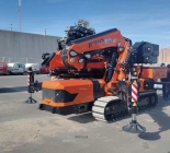 Jekko JF545 articulated crane on tracks