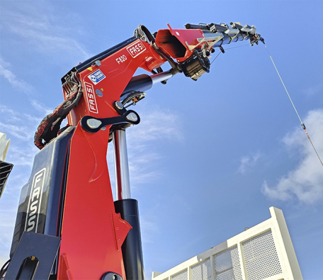 Fassi F820RA delivery to Transgruma