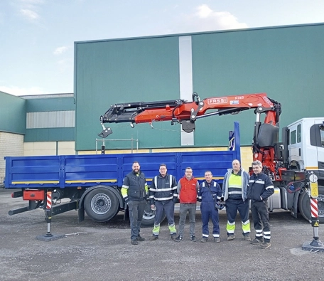 Fassi F365RA delivery