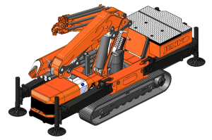 Jekko JF365 articulated crawler crane