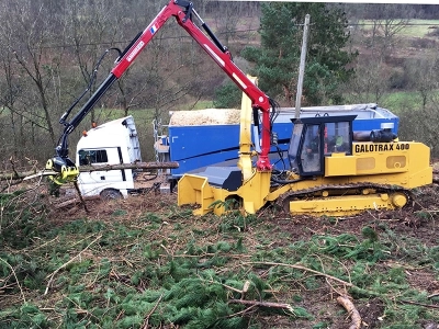 Grúa forestal para tractor L80T