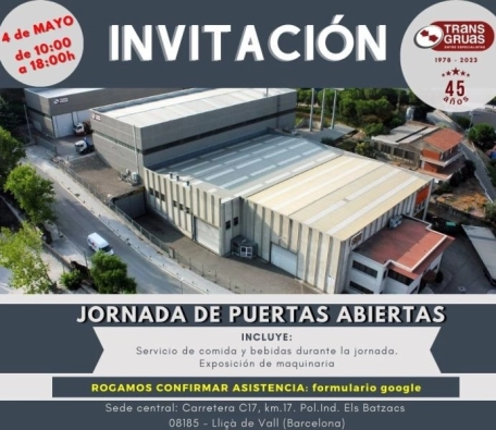 Jornada puertas abiertas 4 de mayo