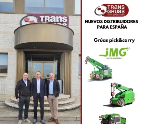 Nuevos distribuidores de grúas pick&carry JMG