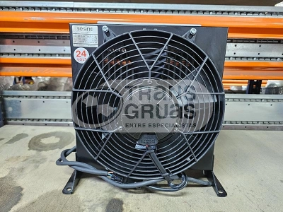 BC250 oil cooler for knuckle boom crane