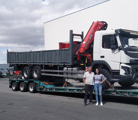 Fassi F335A.2.25 delivery to Elecnor